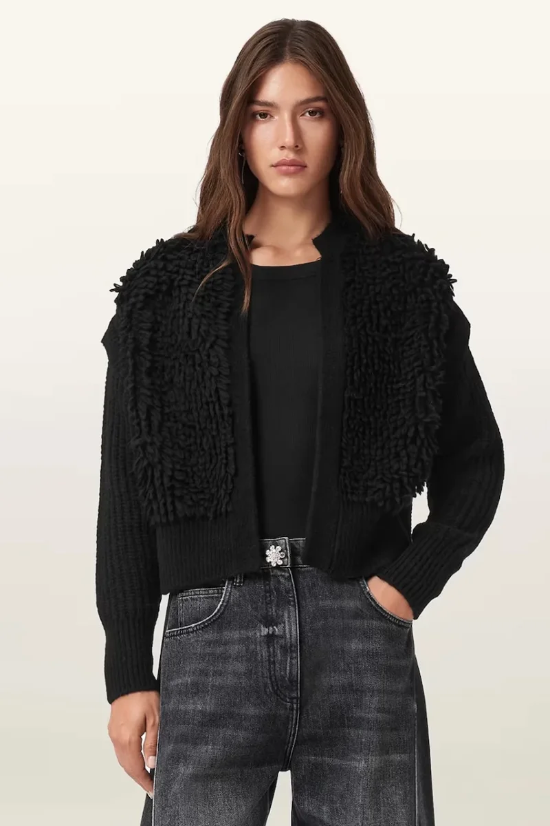 AllSaints  cardigan din amestec de lână ELIAS