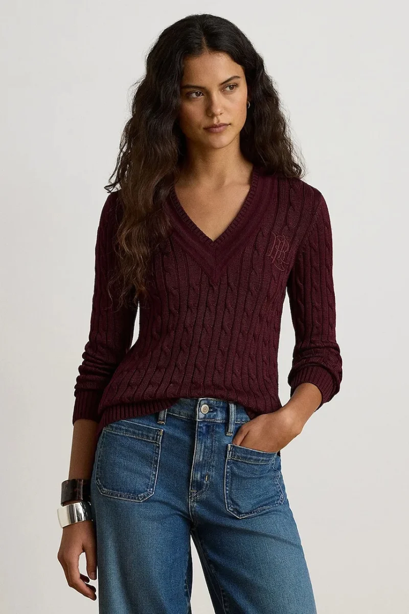 Lauren Ralph Lauren  pulover pentru femei cu bumbac