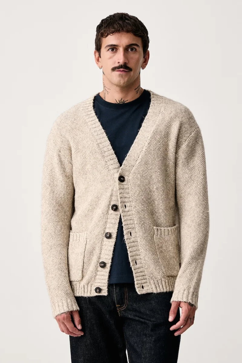 Guess Jeans  cardigan pentru bărbați cu lână