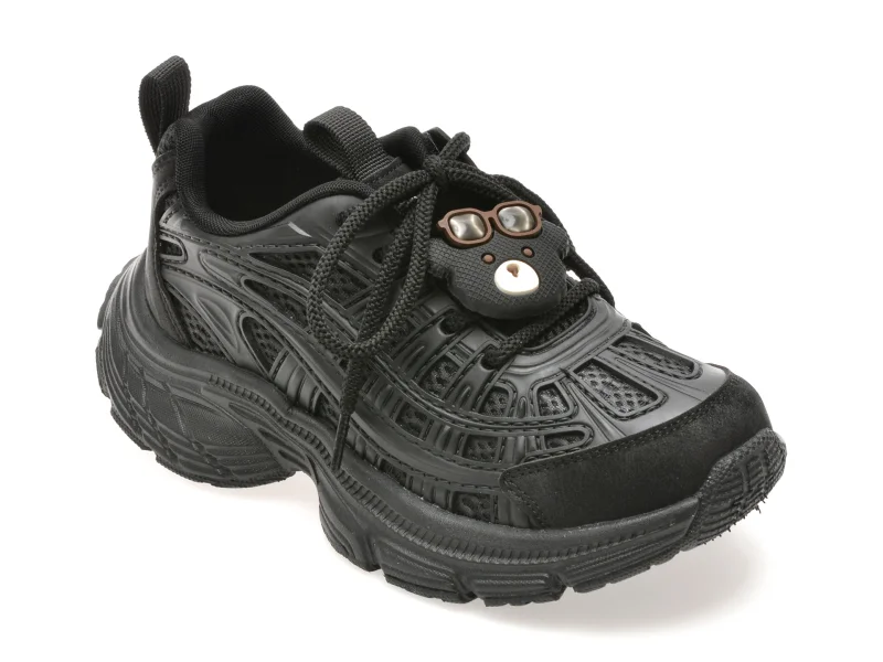 Pantofi sport SELECTION KIDS negri, 2585, din material textil
