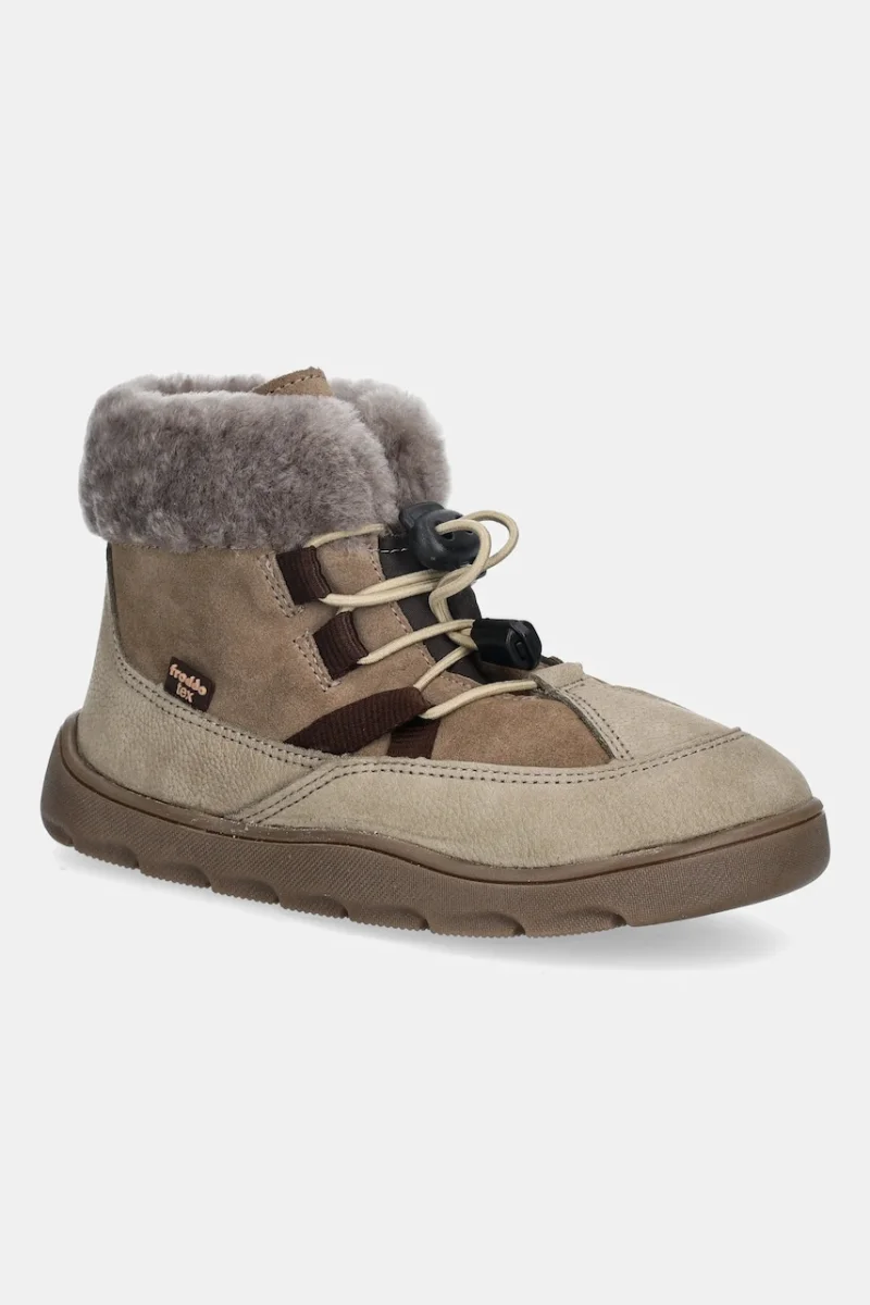 Froddo  ghete de zăpadă din piele pentru copii ZERU TEX COSY BAREFOOT