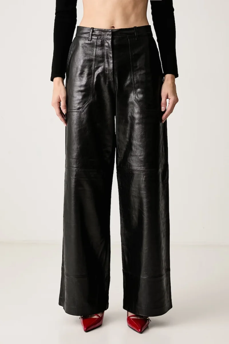 Karl Lagerfeld  pantaloni pentru femei din piele