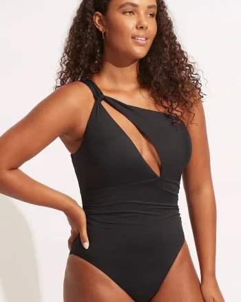Seafolly  costum de baie dintr-o singură piesă pentru femei One Shoulder