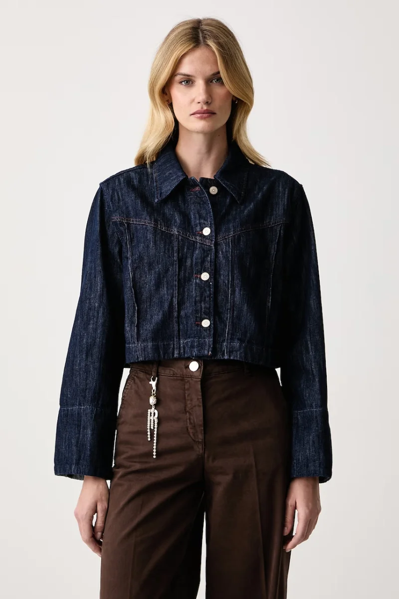 BOSS Orange  cămașă de damă din denim C_SHIRT