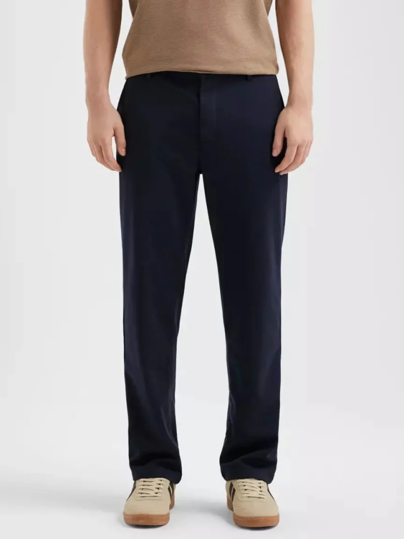 Q/S by s.Oliver Pantaloni chino, barbati, jogger din jerseu, Bleumarin inchis (SELECTATI MARIMEA: M)