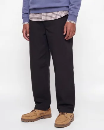 Jack & Jones Pantaloni jogger, din bumbac, baieti, cu talie inalta, JPSTEVAN, Negru (SELECTATI MARIMEA: 134 cm)