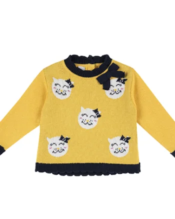 Pulover copii tricotat Chicco, 69508-61MFCO, Galben
