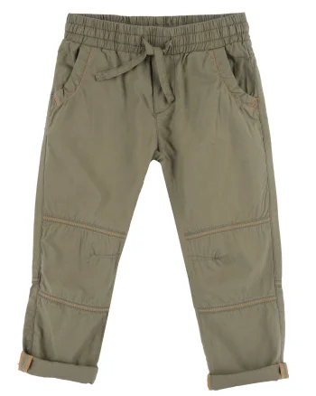 Pantaloni copii Chicco din poplin, Verde, 08843-64MC