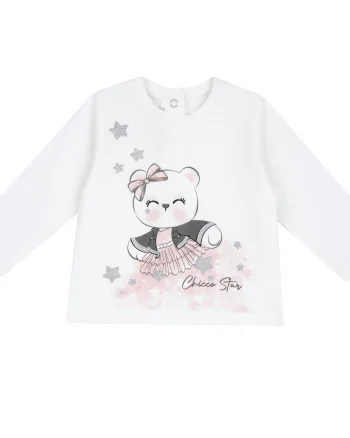Bluza copii Chicco, Alb, 02676-65MFCO