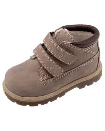 Ghete copii Chicco Centur, imblanita, piele, Maro, 62588-65P