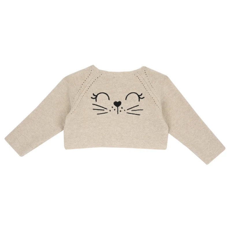 Cardigan copii Chicco tricotat, Bej, 05860-66MFCO