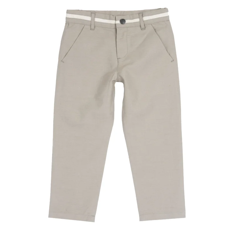 Pantaloni copii Chicco, bej cu model, 07988-68MC