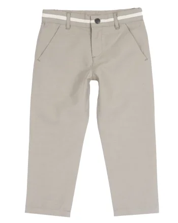 Pantaloni copii Chicco, bej cu model, 07988-68MC