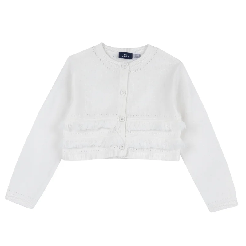 Cardigan copii Chicco, alb, 11815-68MC