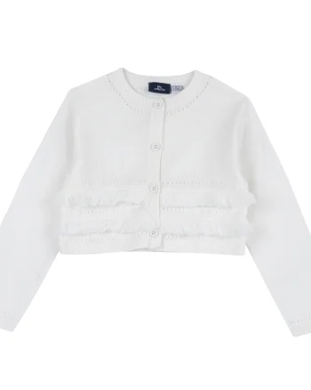 Cardigan copii Chicco, alb, 11815-68MC