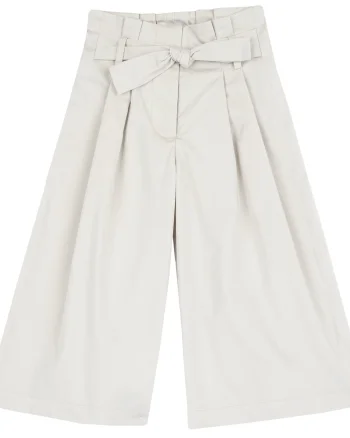 Pantaloni copii Chicco eleganti, bej cu model, 11819-68MC