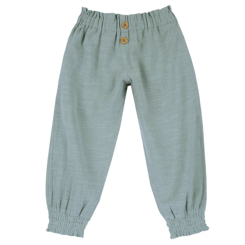 Pantaloni copii Chicco bufanti, verde menta, 11999-68MC