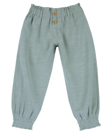 Pantaloni copii Chicco bufanti, verde menta, 11999-68MC
