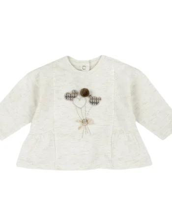 Bluza copii Chicco, Alb, 00103-69MFCO