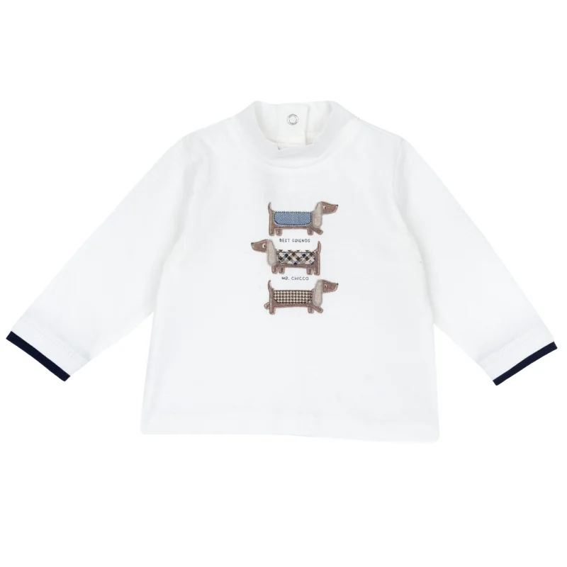 Bluza copii Chicco, Alb, 00498-69MFCO