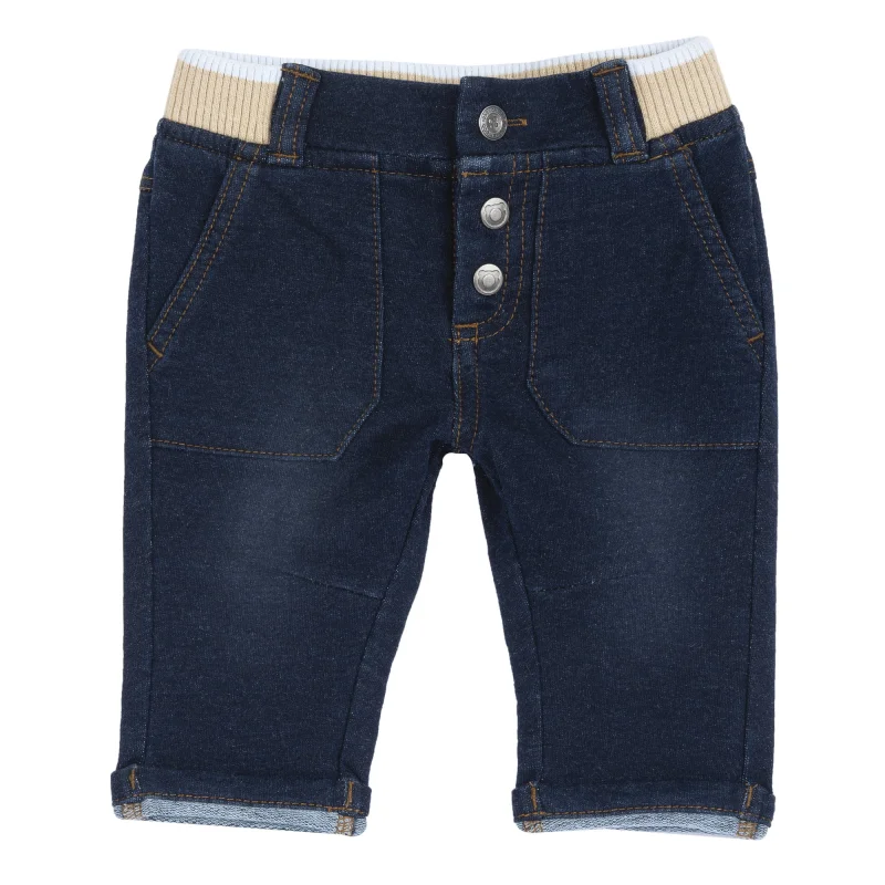 Pantaloni lungi copii Chicco, Albastru inchis, 00673-69MFCO