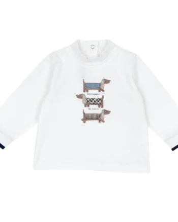 Bluza copii Chicco, Alb, 00498-69MFCO