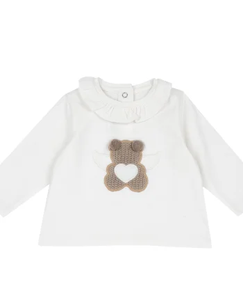 Bluza copii Chicco, Alb, 00102-69MFCO