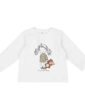 Bluza copii Chicco, alb, 00159-69MFCO