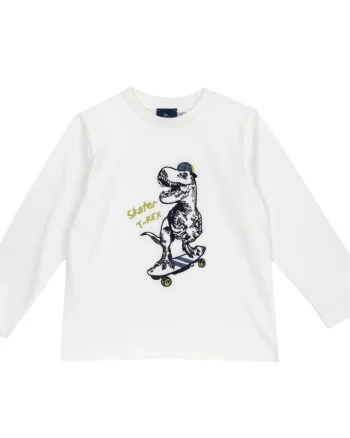Bluza copii Chicco, alb, 00655-69MC