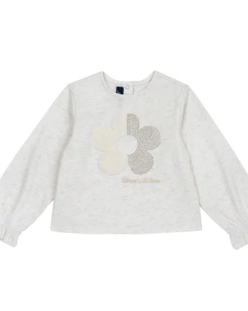 Bluza copii Chicco, alb, 00062-69MC