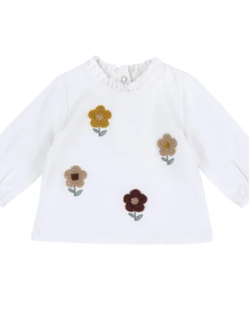 Bluza copii Chicco, alb, 00420-69MFCO