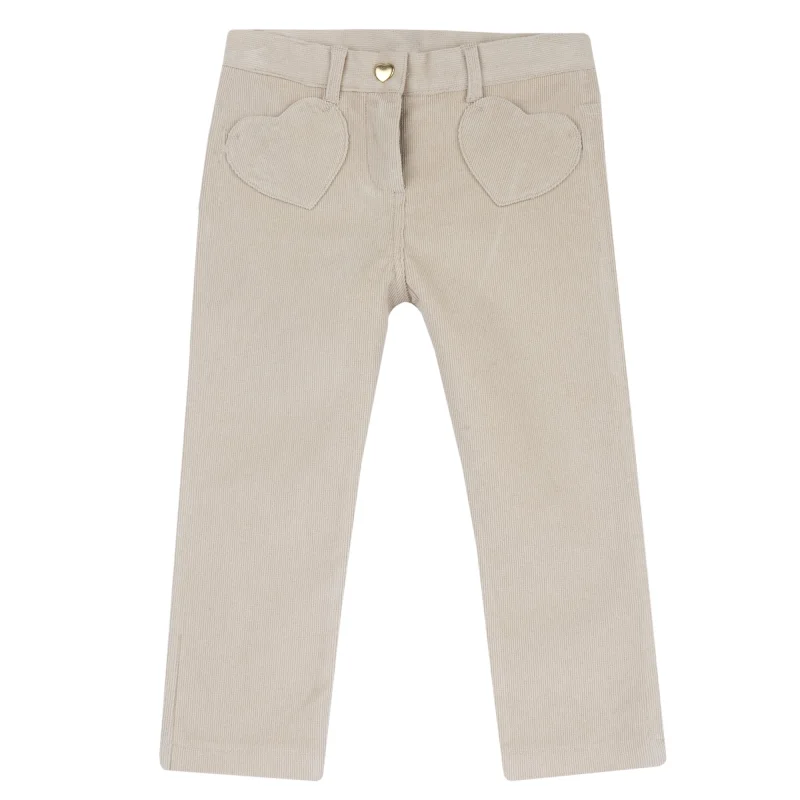 Pantaloni copii Chicco, bej cu model, 00076-69MC
