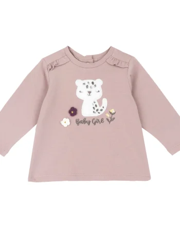 Bluza copii Chicco, roz prafuit, 00778-69MFCO