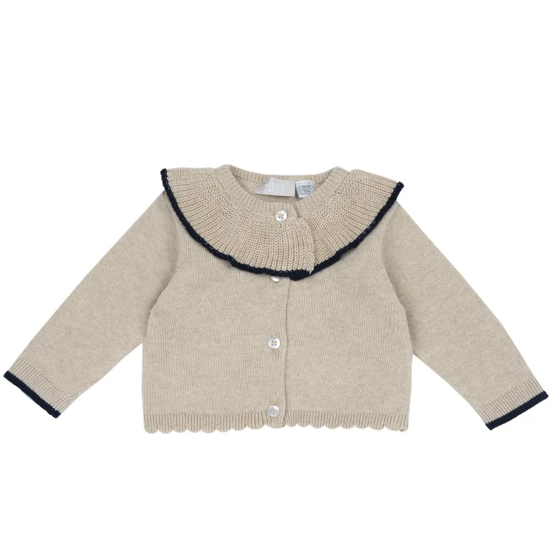 Cardigan copii Chicco tricotat, bej, 00523-69MFCO