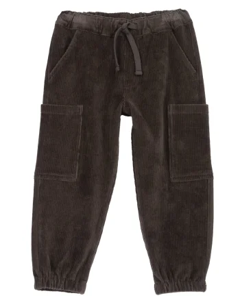Pantaloni copii Chicco, maro inchis, 00668-69MC