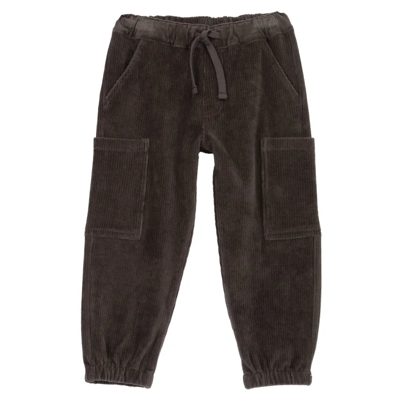 Pantaloni copii Chicco, maro inchis, 00668-69MC
