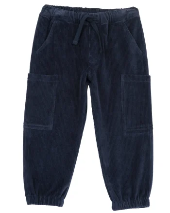 Pantaloni copii Chicco, maro cu albastru, 00668-69MC