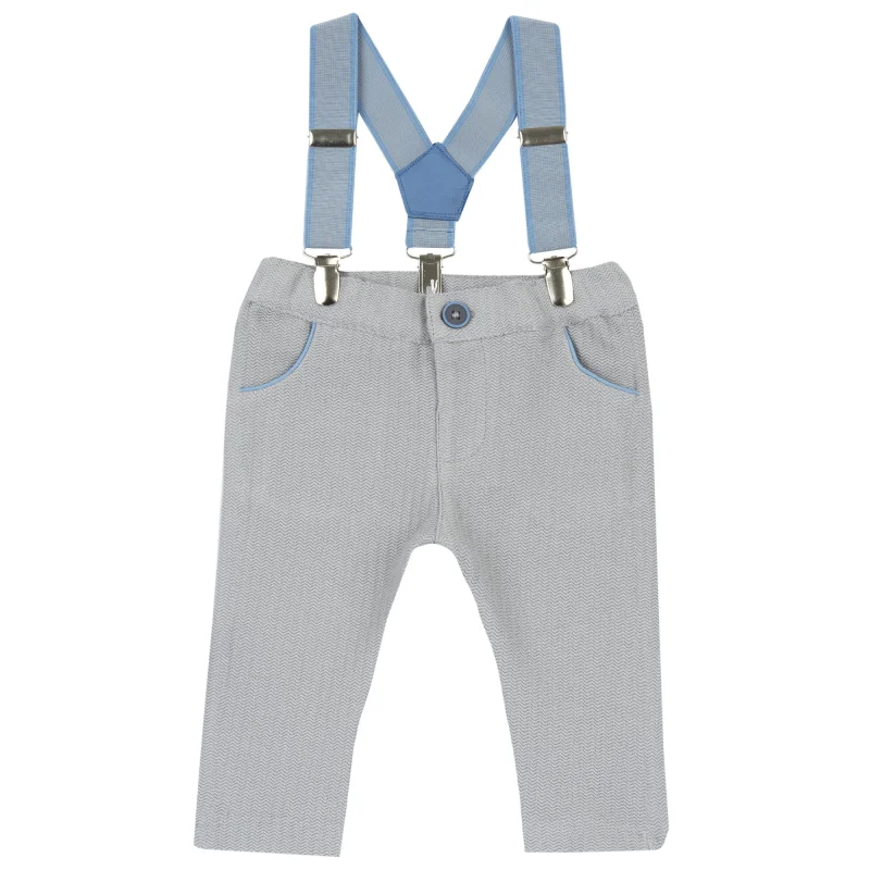 Pantaloni copii Chicco, gri, 24331-66MFCO