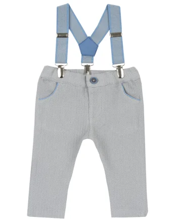 Pantaloni copii Chicco, gri, 24331-66MFCO