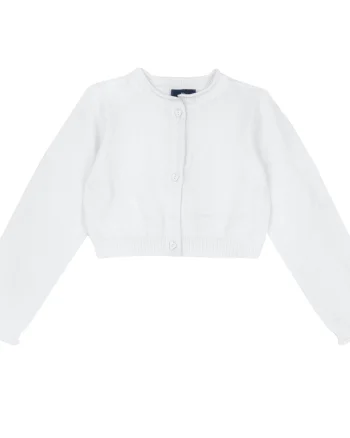 Cardigan copii Chicco tricotat, Alb 2, 05455-66MC