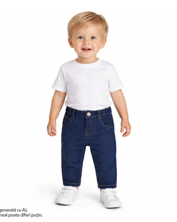 Pantaloni copii lungi Chicco denim, Albastru, 01965-70MFCO