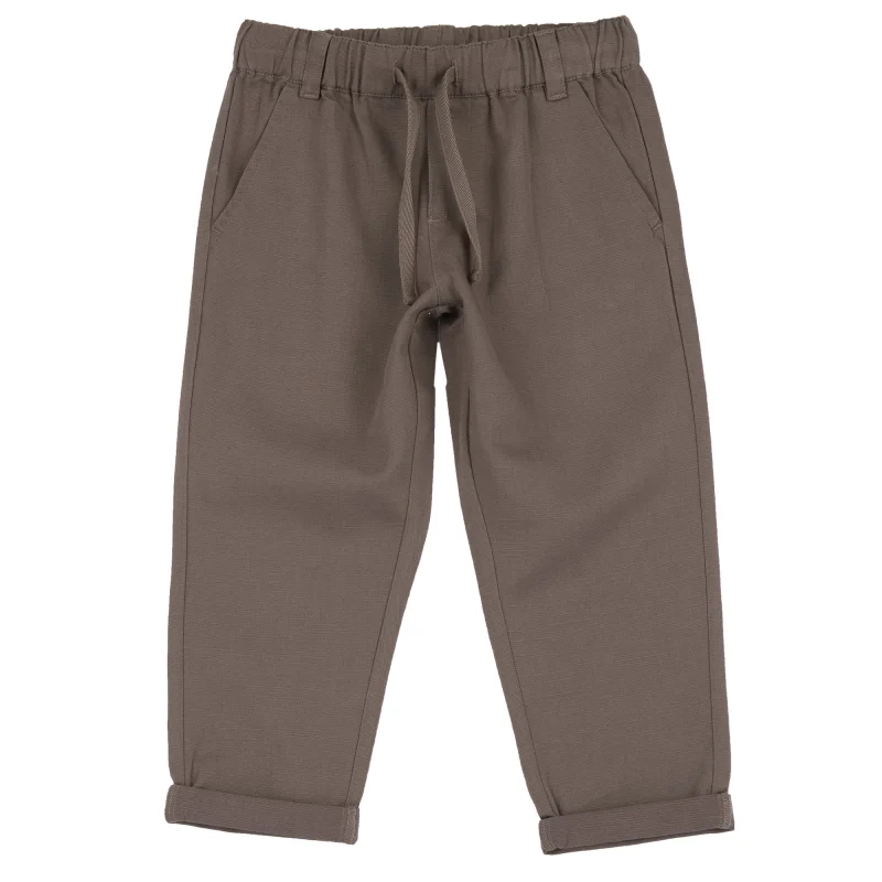 Pantaloni copii Chicco, maro deschis, 02062-70MC