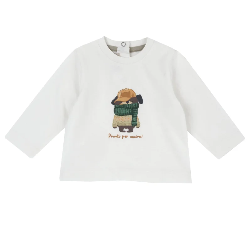 Bluza copii Chicco, Crem, 02813-71MFCO