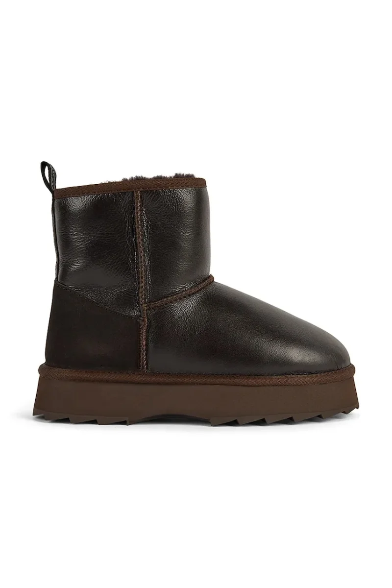 Emu Australia  Sharky Mini Town Flatform cizme de zăpadă pentru femei din piele