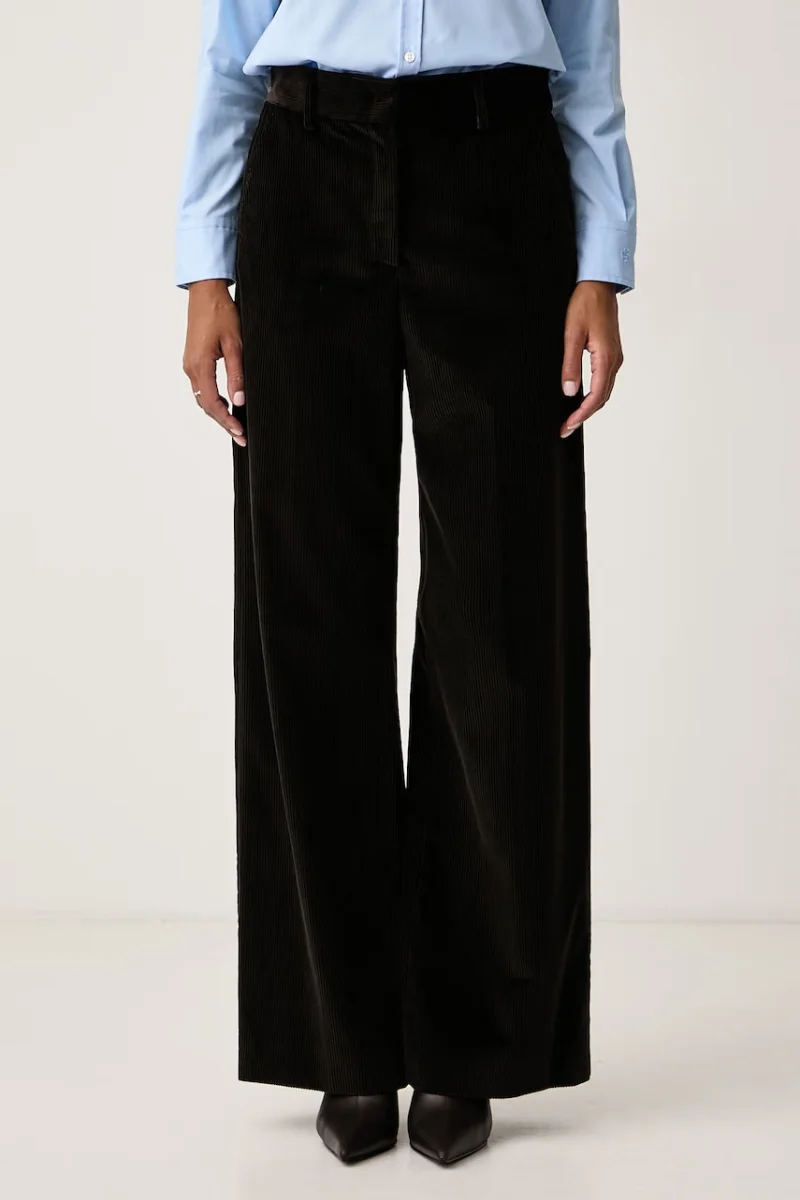 Weekend Max Mara  pantaloni pentru femei din catifea reiată WKDTANIA