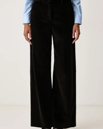 Weekend Max Mara  pantaloni pentru femei din catifea reiată WKDTANIA
