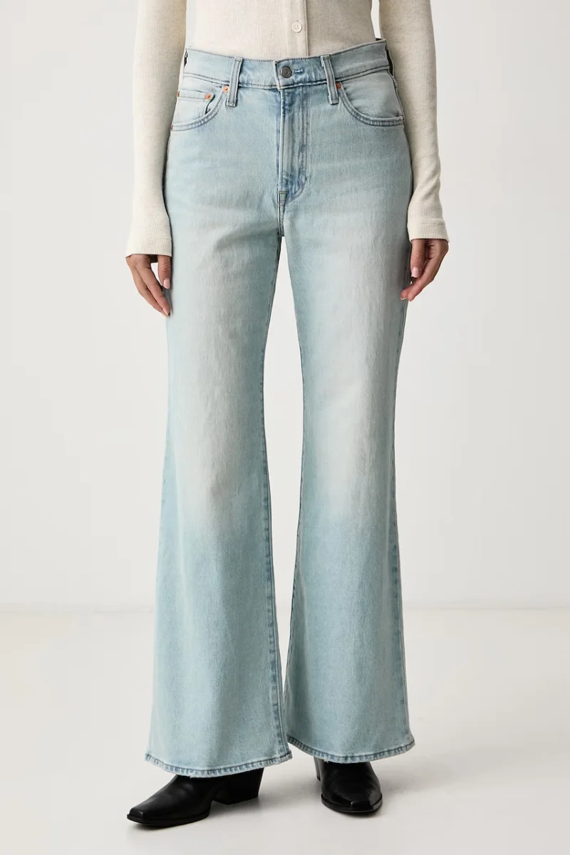 Levi's  blugi flared pentru femei RIBCAGE FLARE H226