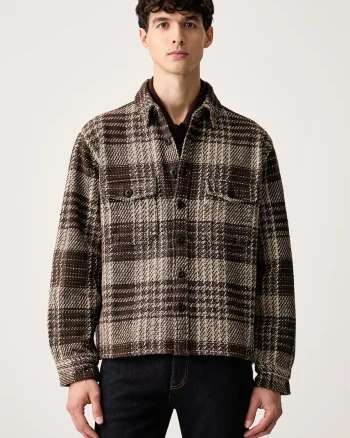 AllSaints  cămașă pentru bărbați din bumbac VALLE