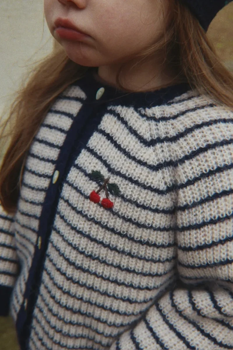 Konges Sløjd  cardigan pentru copii cu lână BARLI CARDIGAN