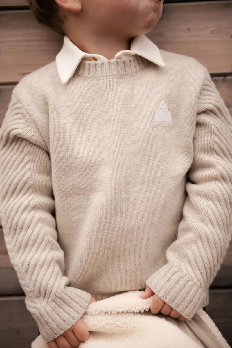 Donsje  pulover pentru copii din lână merino Geeratz Merino Wool Sweater Mountain